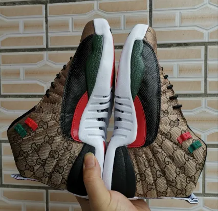 Asics Shoes For Wide Feet GUCCI x Nike Air Jordan 12 Retro Sneaker Shoes Sale Men Size 7-13