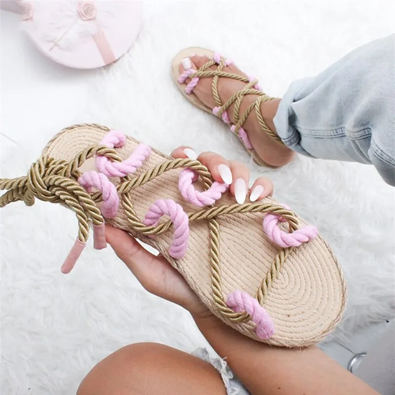 Flip Flops Comfort HAJINK Lace Up Sandals