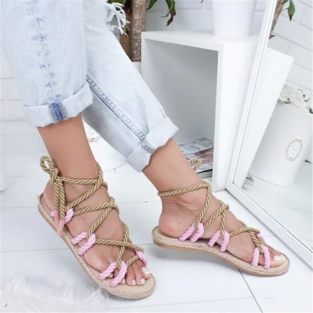 Smart Casual Flip Flops HAJINK Lace Up Sandals