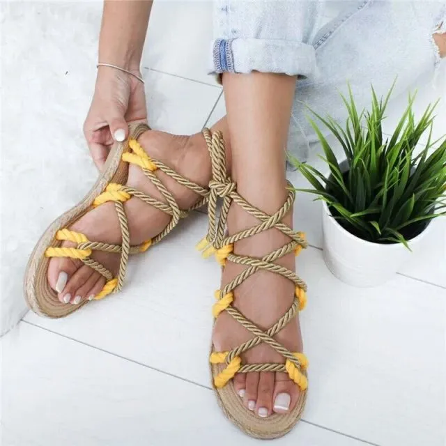 Flip Flops Pool Bar HAJINK Lace Up Sandals