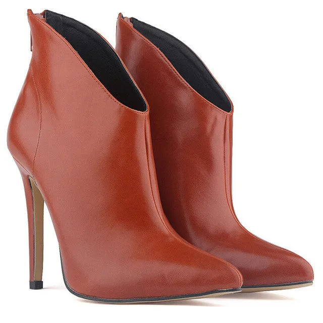 Essex Cap Toe Oxfords Merkmak Bottes  Autumn Female Zippler Boots Plus Size High Heels Womens Ankle Boots Woman Pumps Sexy Lady Shoes