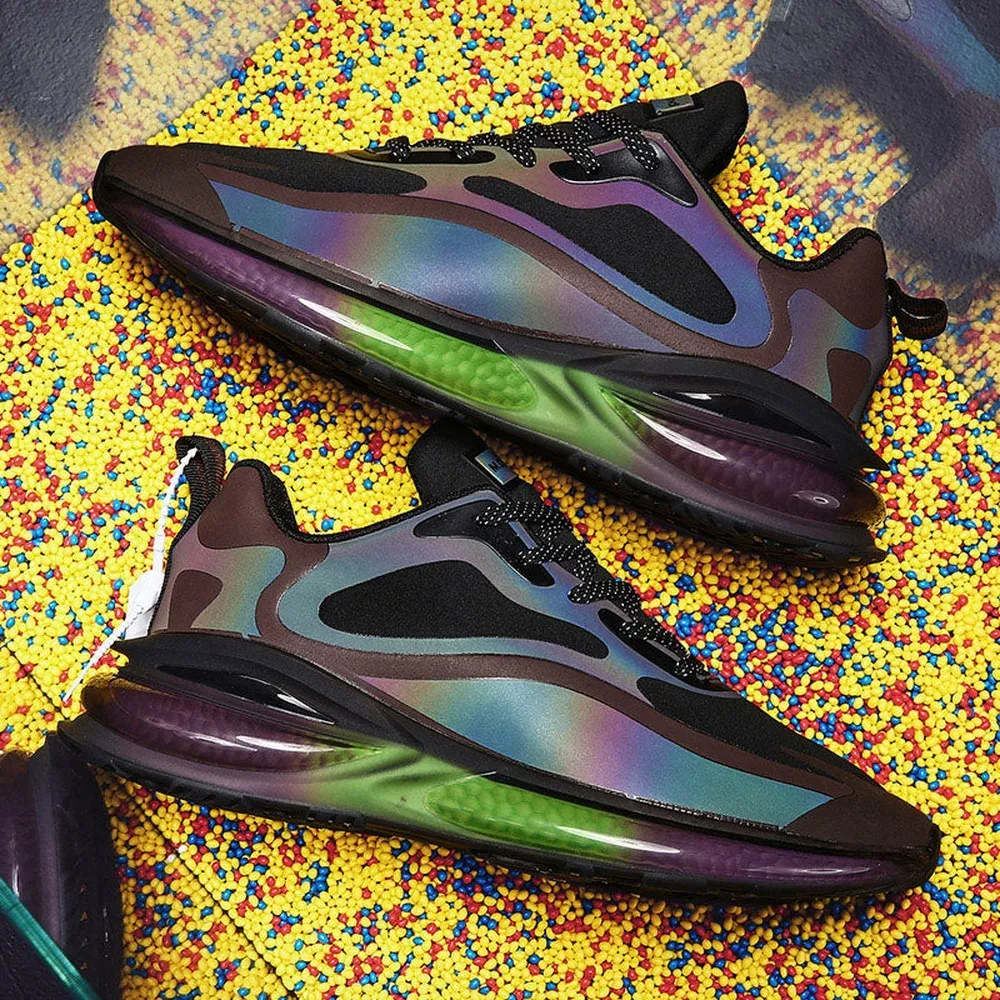 Men Casual Trainer Race Breathable Loafers Running Shoes Loafers Thick Sole