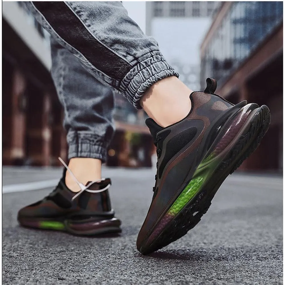 Worn Out Loafers Men Casual Trainer Race Breathable Loafers Running Shoes