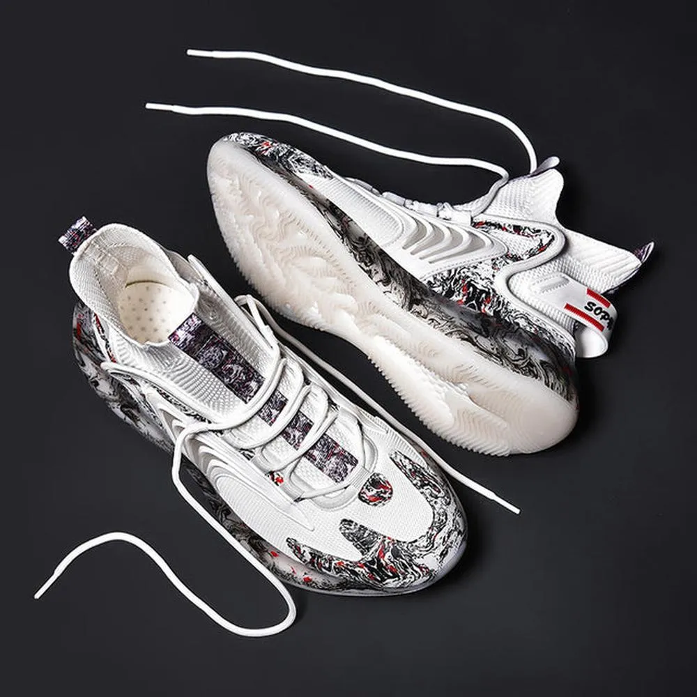 Loafers Boots Men Casual Trainer Race Breathable Loafers Running Shoes