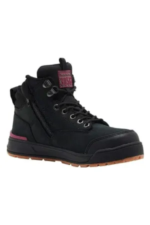 Construction Work Boot Hard Yakka Women's 3056 Side Zip Work Boot Y60245
