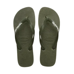 Achilles Tendonitis Slippers HAVAIANAS LOGO FILETE - MOSS.WHITE