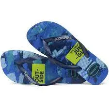 Slippers Diabetic HAVAIANAS TOP CAMU - BLUE WATER