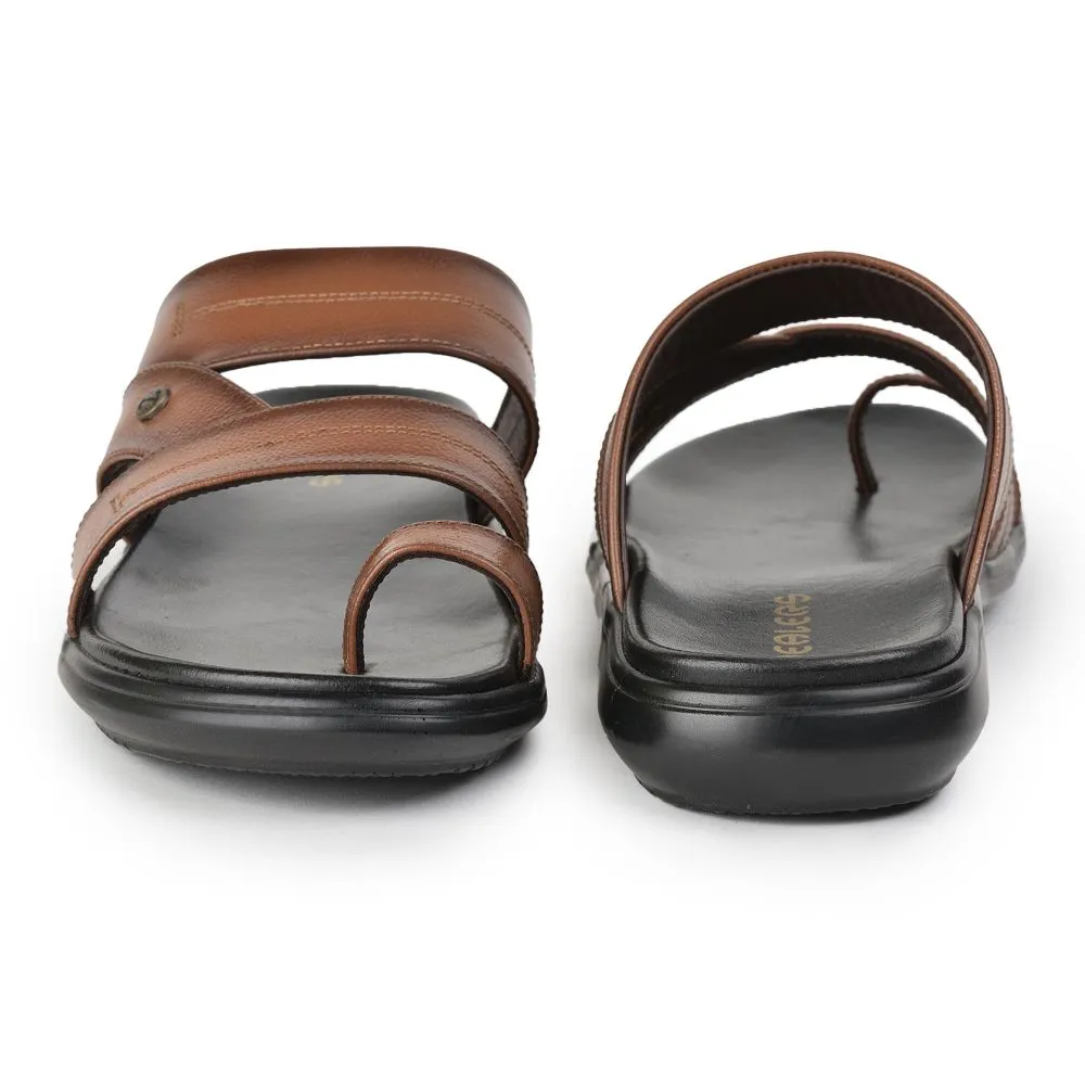 Nylon Slippers Healers Casual (Tan) Thongs Sandals For Men MDL-04 By Liberty