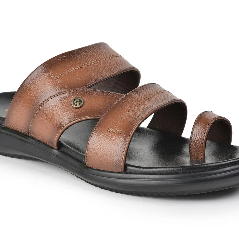 Healers Casual (Tan) Thongs Sandals For Men MDL-04 By Liberty Slippers With Soles For Outdoors