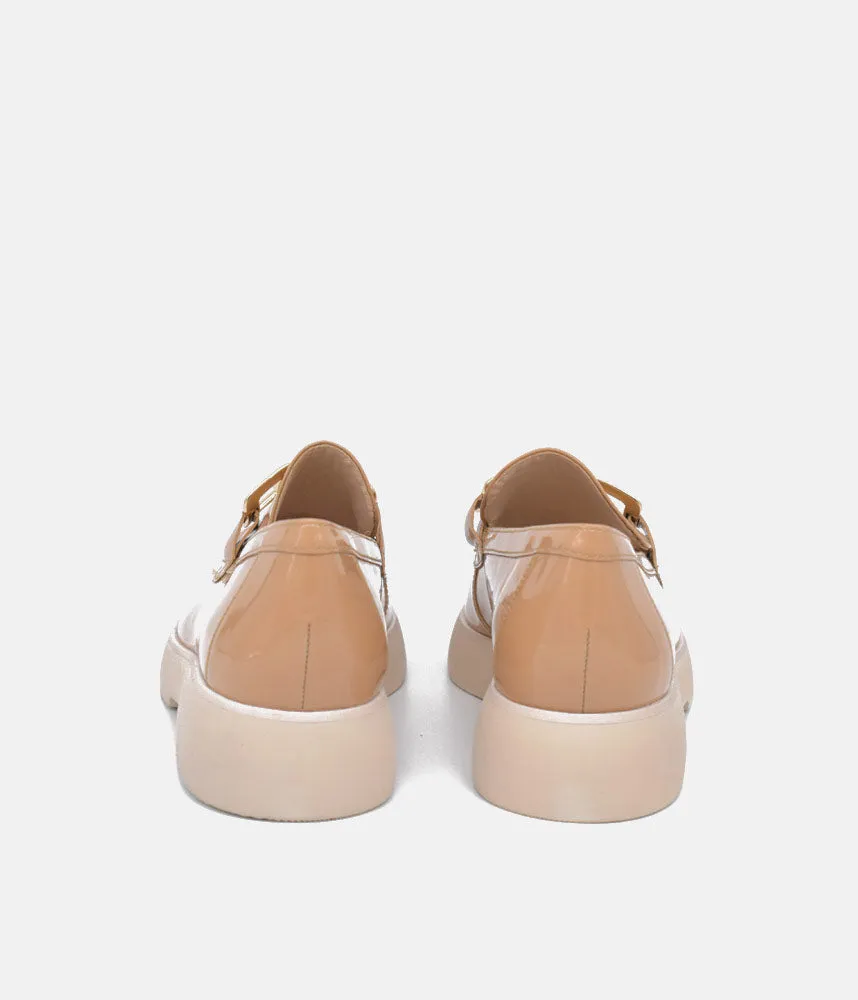 Trotters Loafers Hogl Premium Patent Leather Coffee Loafers