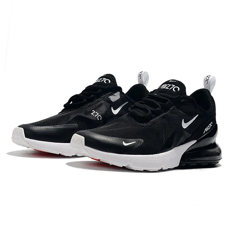 Nike Air Max 270 React Black White Sneaker Shoes Sale Men Women Size 5.5 - 11 Asics Tennis Shoes Gel Dedicate