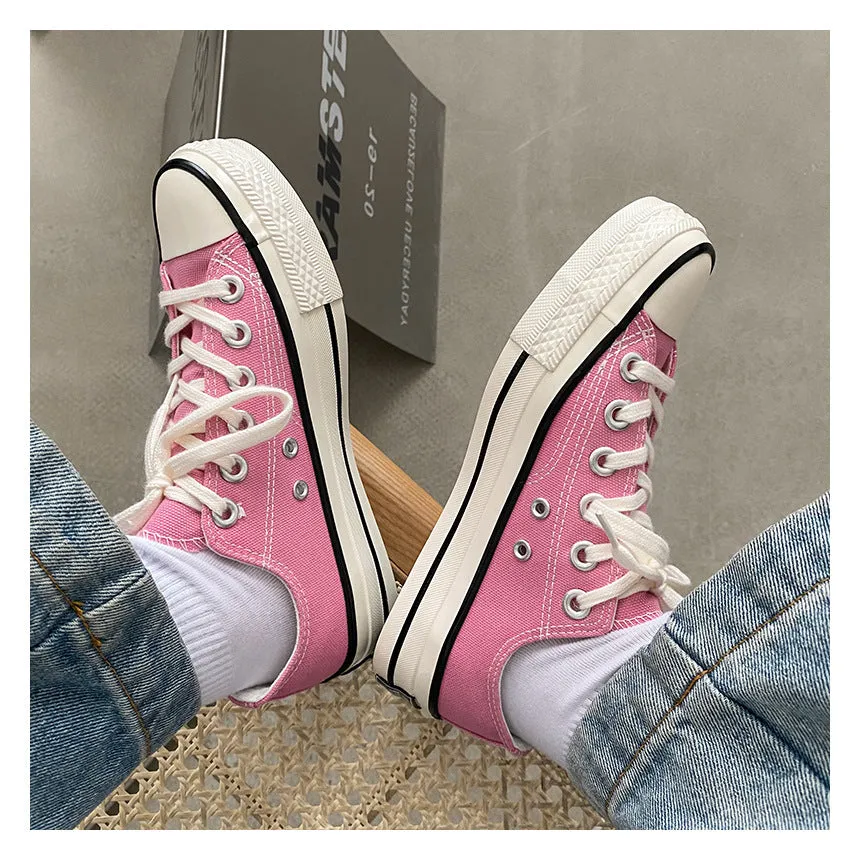 Sorel Sneakers Pink Lace-up Canvas High-top Shoes