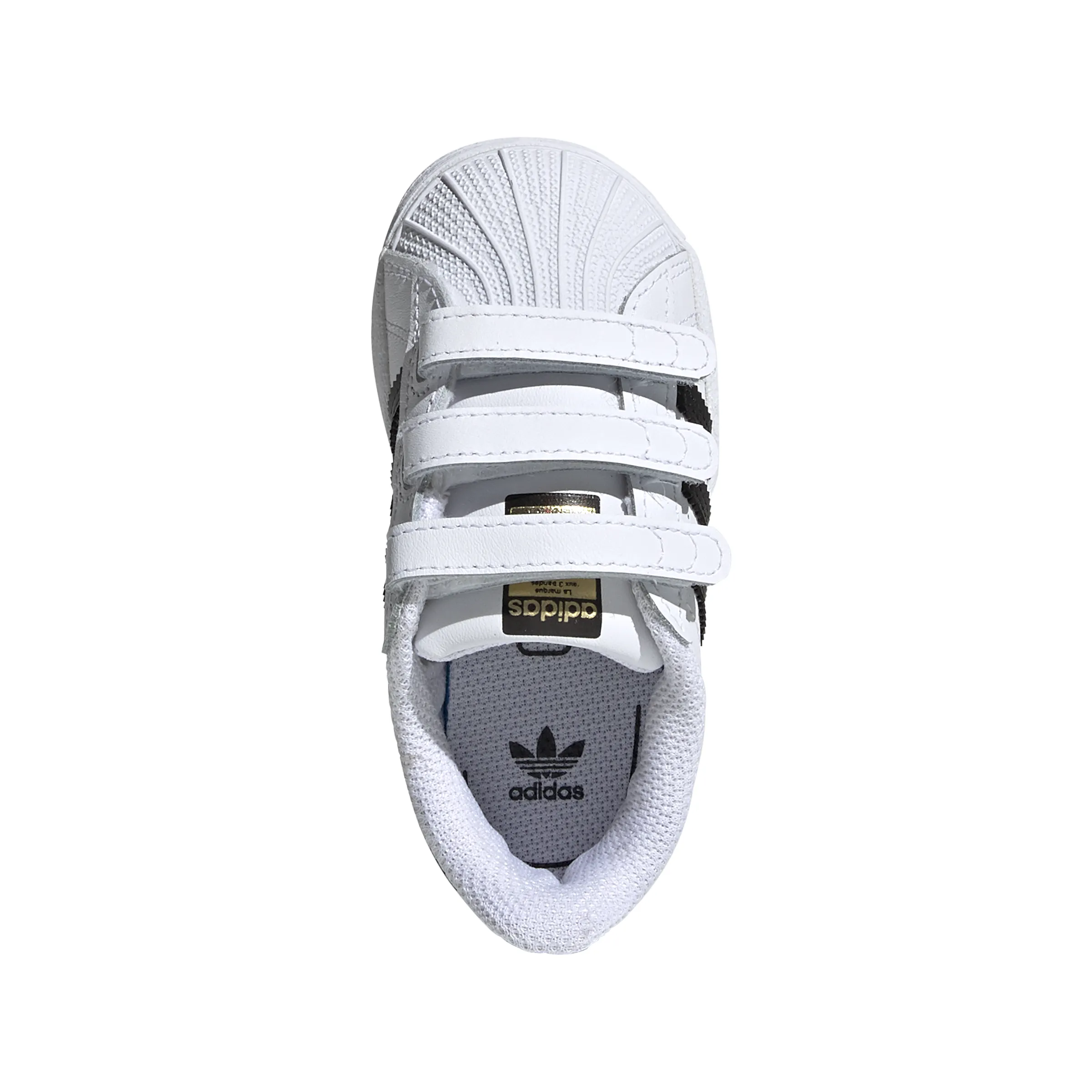 Adidas Cool Shoes Baby/Toddler Adidas Superstar CF I "Cloud White Core Black "