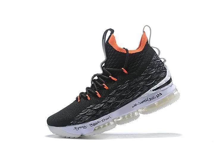 Nike Lebron XV 15 Black White Orange Men Shoes Sale Size US 7-12 Asics Gel-excite 3 Running Shoe