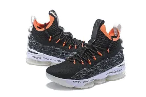 Nike Lebron XV 15 Black White Orange Men Shoes Sale Size US 7-12 Asics Shoe Sale