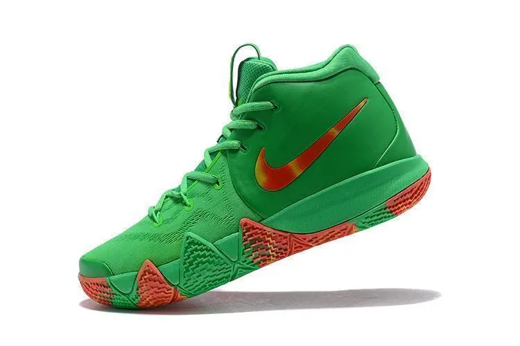 Asics Kiko Shoes Nike Kyrie 4 Green Red Orange Men Basketball Shoes Sale Size US 7-12