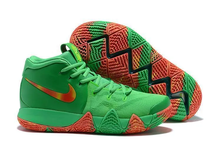 Asics Gel-excite Trail Shoes Review Nike Kyrie 4 Green Red Orange Men Basketball Shoes Sale Size US 7-12