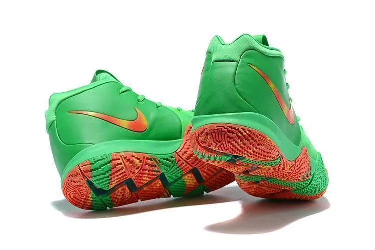 Asics Running Shoes Comparison Chart Nike Kyrie 4 Green Red Orange Men Basketball Shoes Sale Size US 7-12