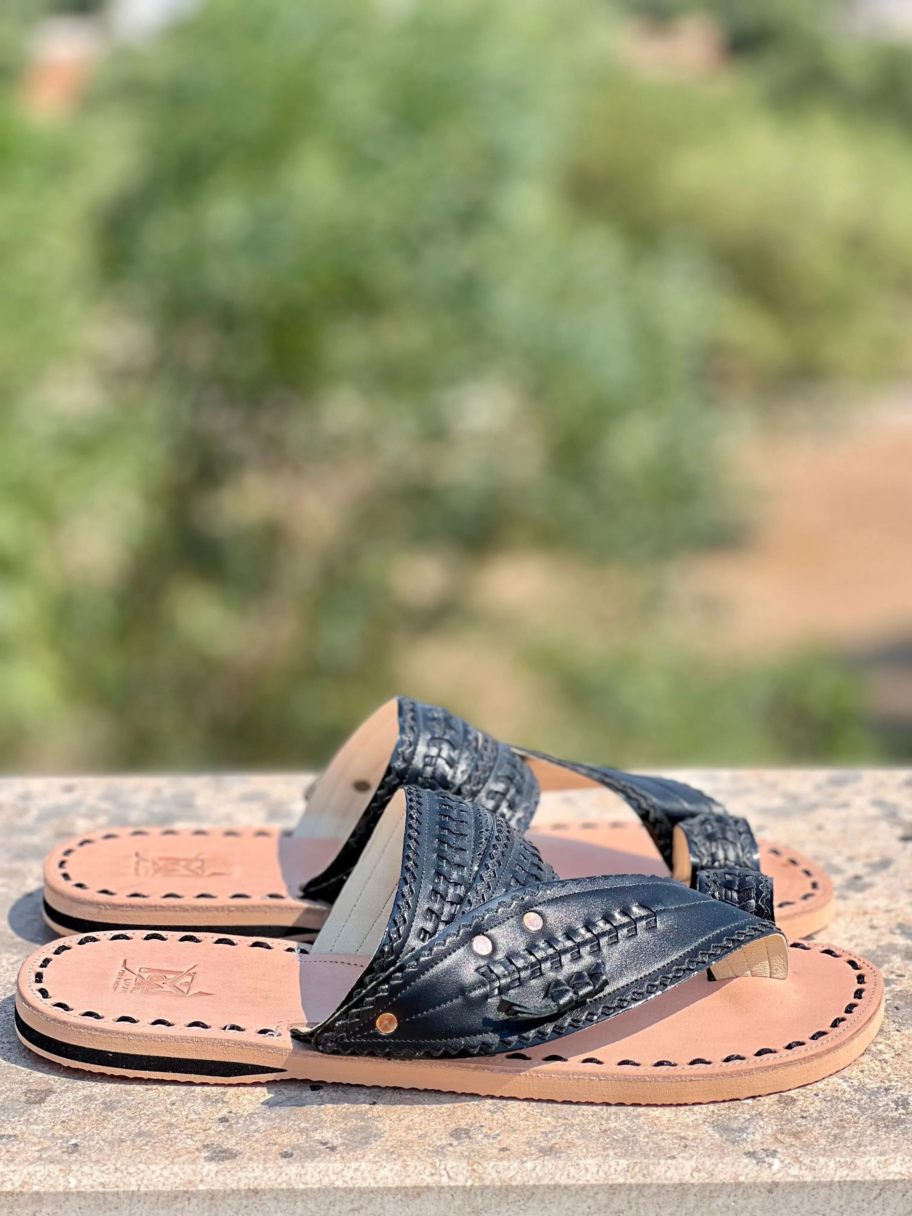 Shoes Men - Liwan Shiny Black Jinane Sandals Sandals Dsw