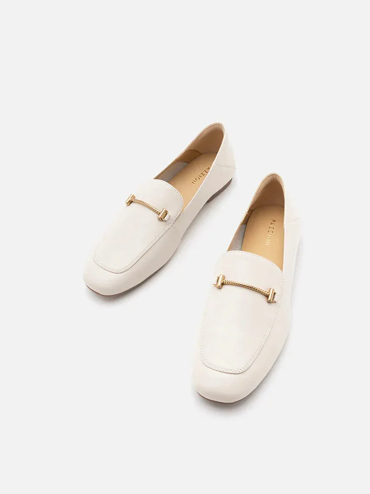 Jaya Minimalist Horsebit Loafers Quilted Loafers