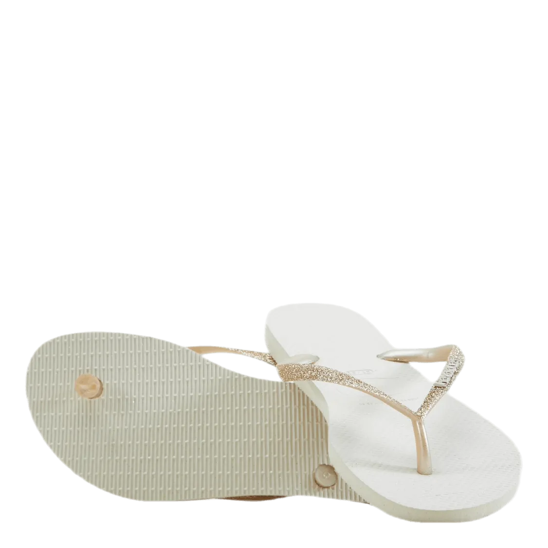 Slim Glitter II Beige Forever In Flip Flops