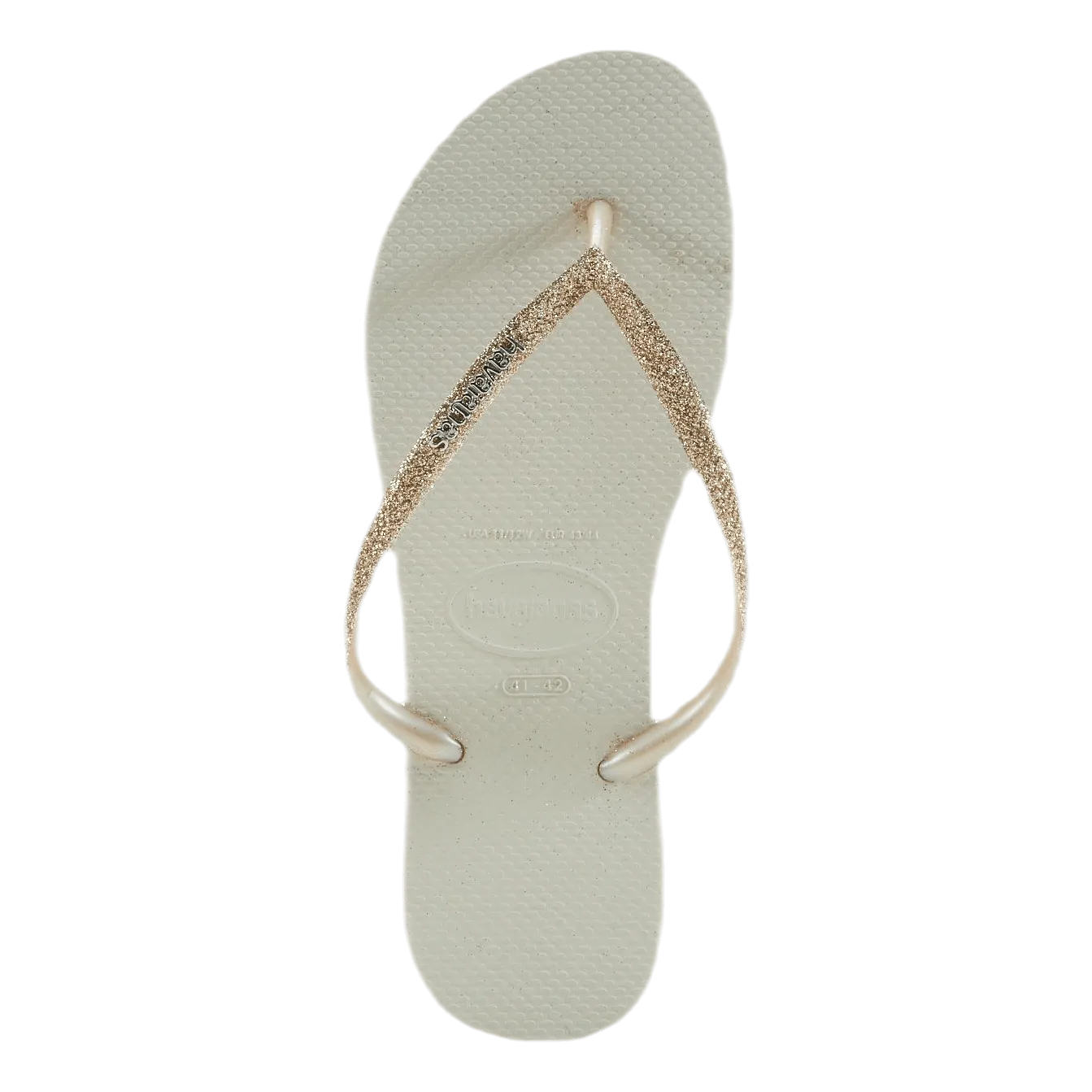 Slim Glitter II Beige Flip Flops Waimea