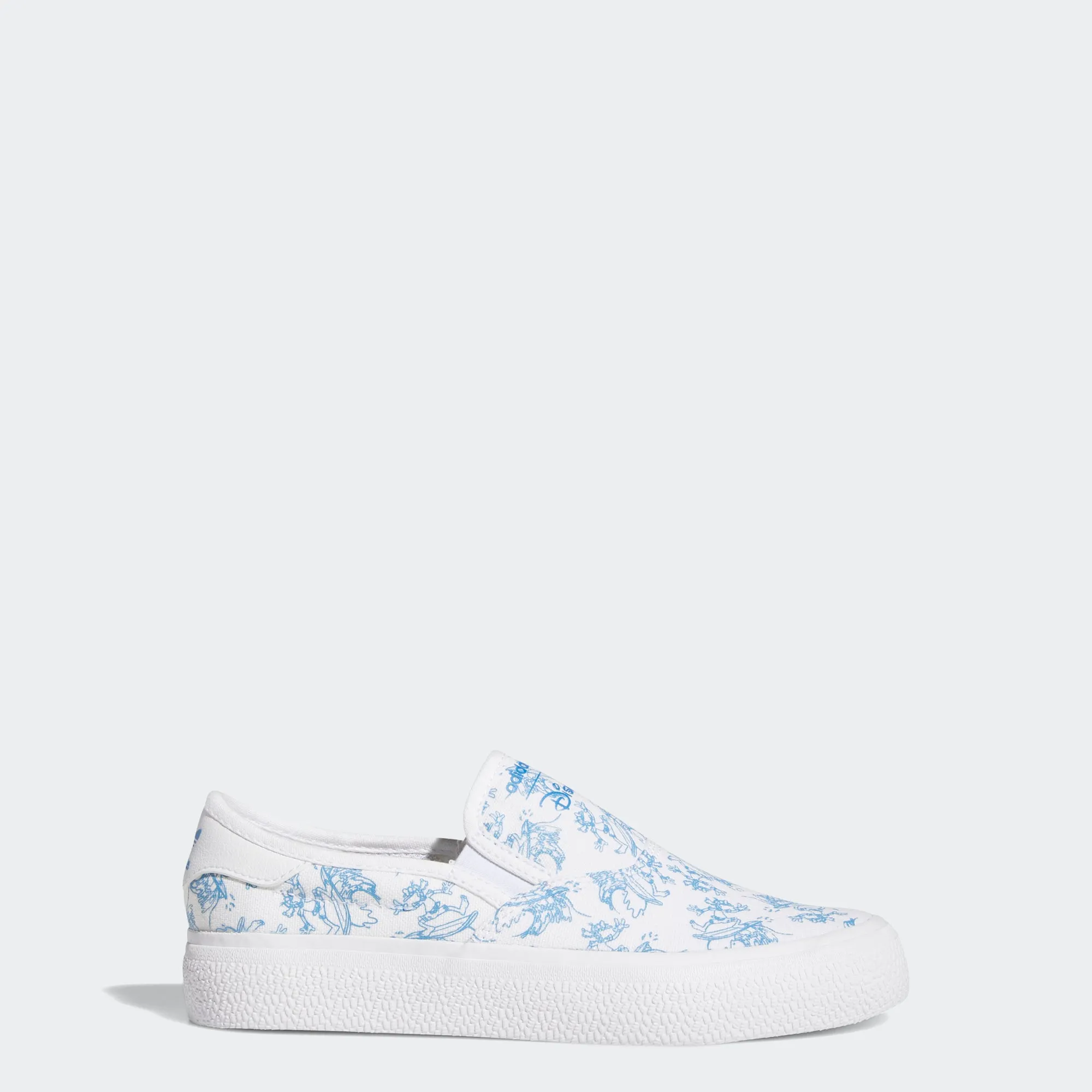 Kids' adidas Originals 3MC Slip-On x Disney Sports Goofy Shoes White Adidas Court 24 Shoes