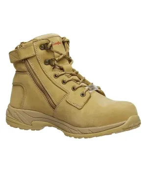 Pro Steel Toe Work Boot KingGee Women's Tradie Side Zip Boot K27380