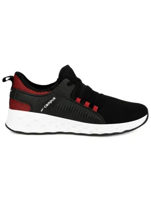 SELTOS Black Men's Running Shoes Stylish Running Shoes