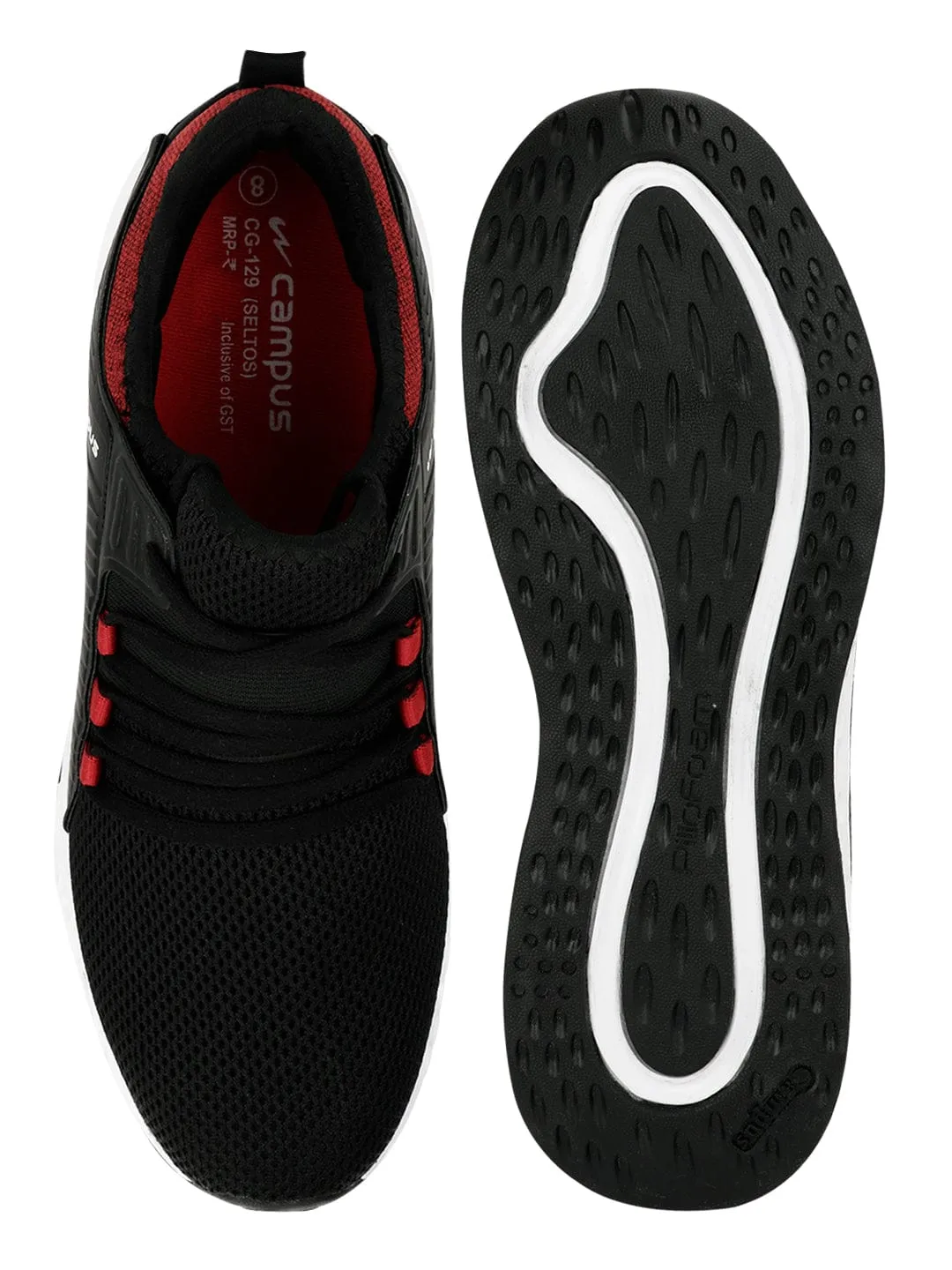 Downshifter Running Shoes SELTOS Black Men's Running Shoes