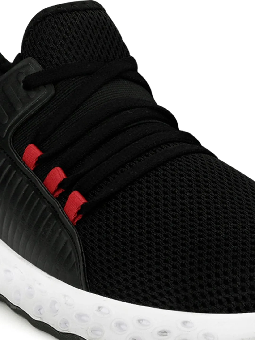 SELTOS Black Men's Running Shoes Water Resistant Trail Running Shoes