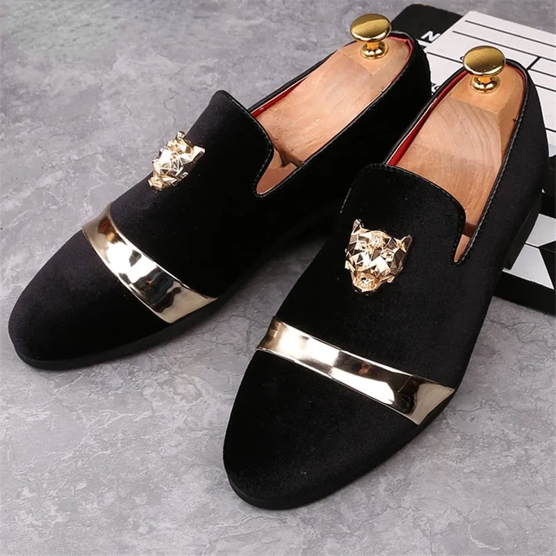 Knit Loafers Party Shoes Men Platform Dress Shoe 2021 Fashion Designer Slip on Loafers Man Italian Luxury Brand Wedding Shoe Mocasines Hombre