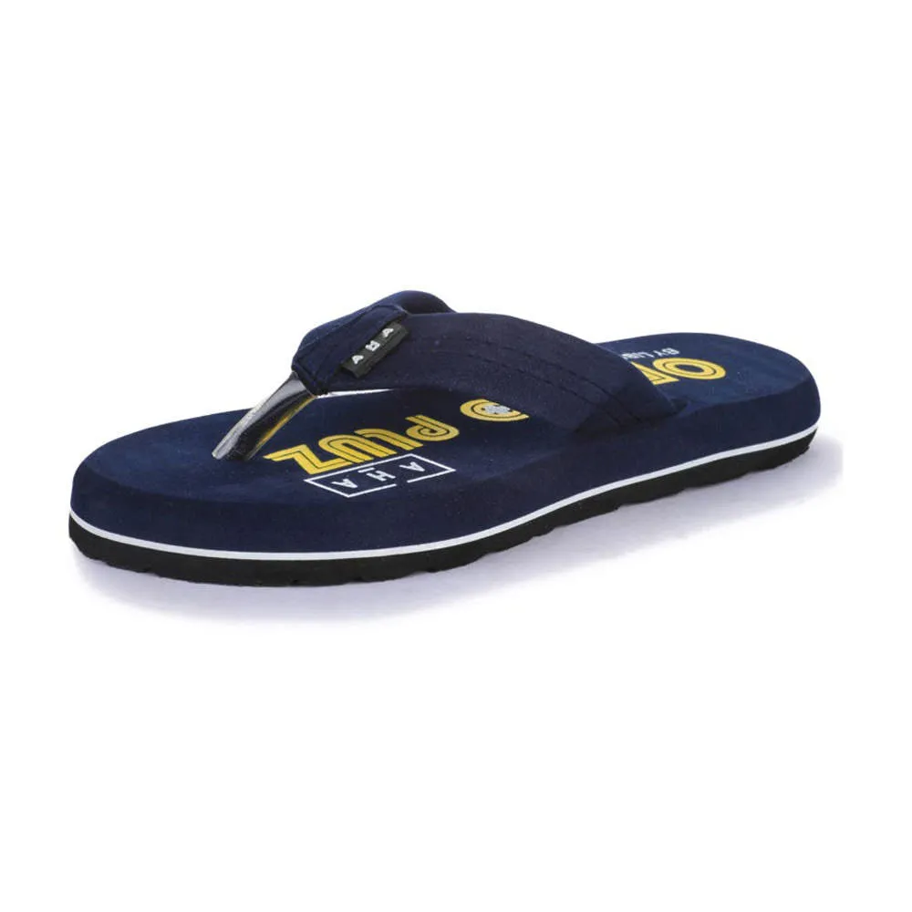 Socks With Slides A-HA Casual Blue Flip-Flops For Men ORTHO-1 By Liberty