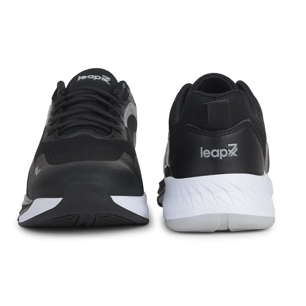 Leap7x Sports Black Running Shoes For Mens EVELSTER-E By Liberty Gel-venture 8 Running Shoes