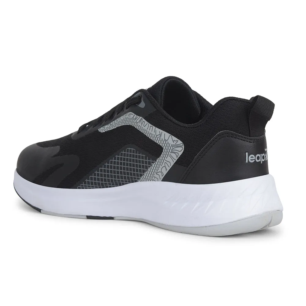 High Arch Shoes For Running Leap7x Sports Black Running Shoes For Mens EVELSTER-E By Liberty