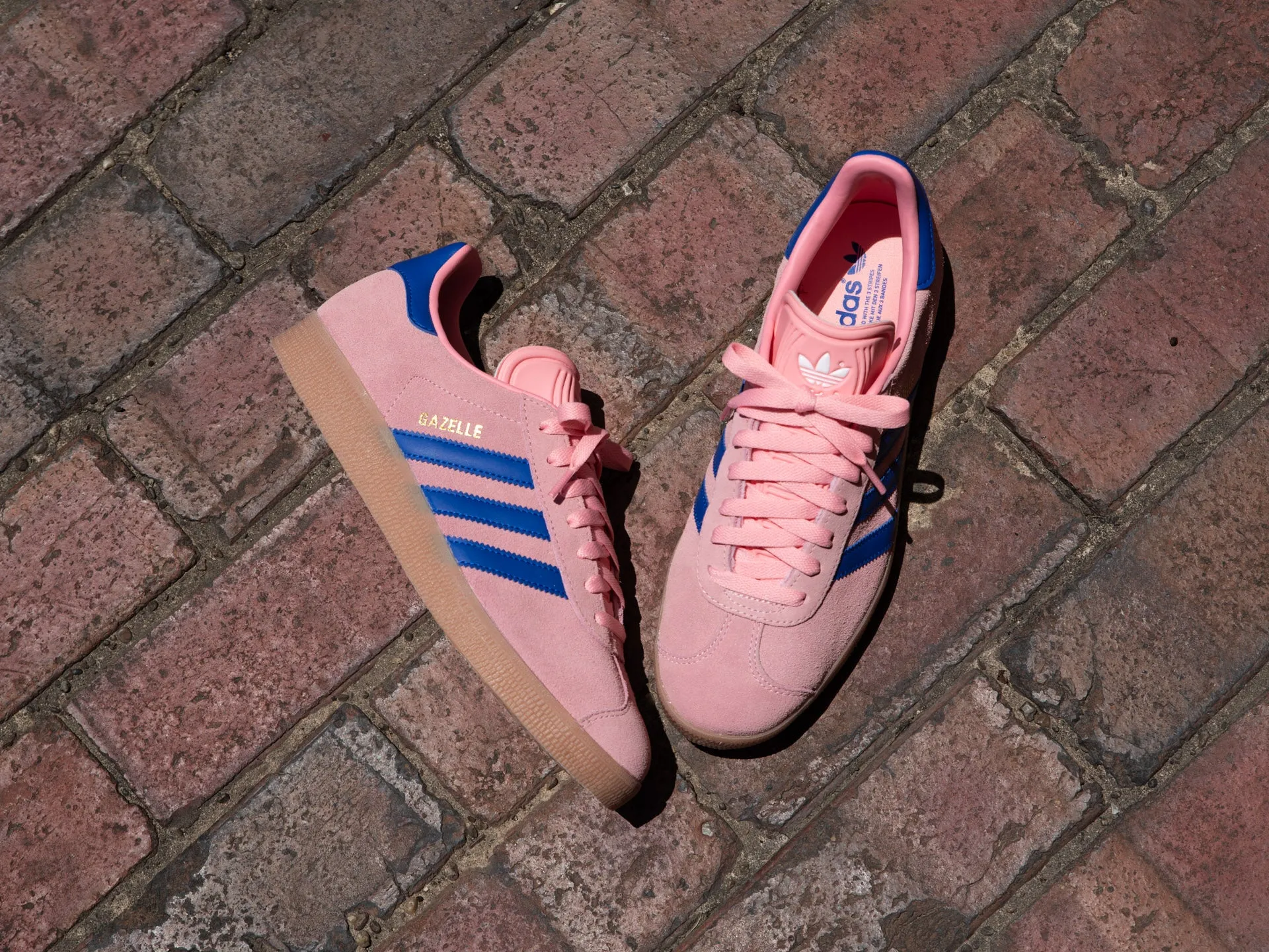 Adidas Gazelle 'Semi Pink Spark/Lucid Blue' Adidas Grand Court 2.0 Shoes