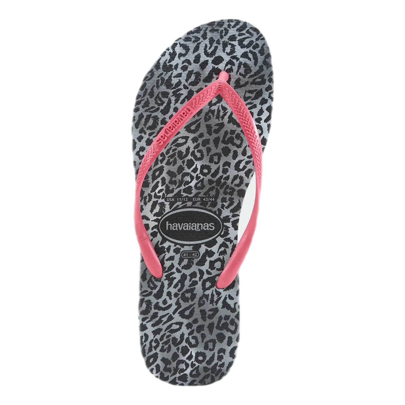 Slim Leopard Pink/Black Vw Flip Flops