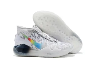 Asics Wrestling Shoe Covers Nike Zoom KD 12 'White Grey Rainbow' Men Shoes Sneaker Sale Size US 7-12