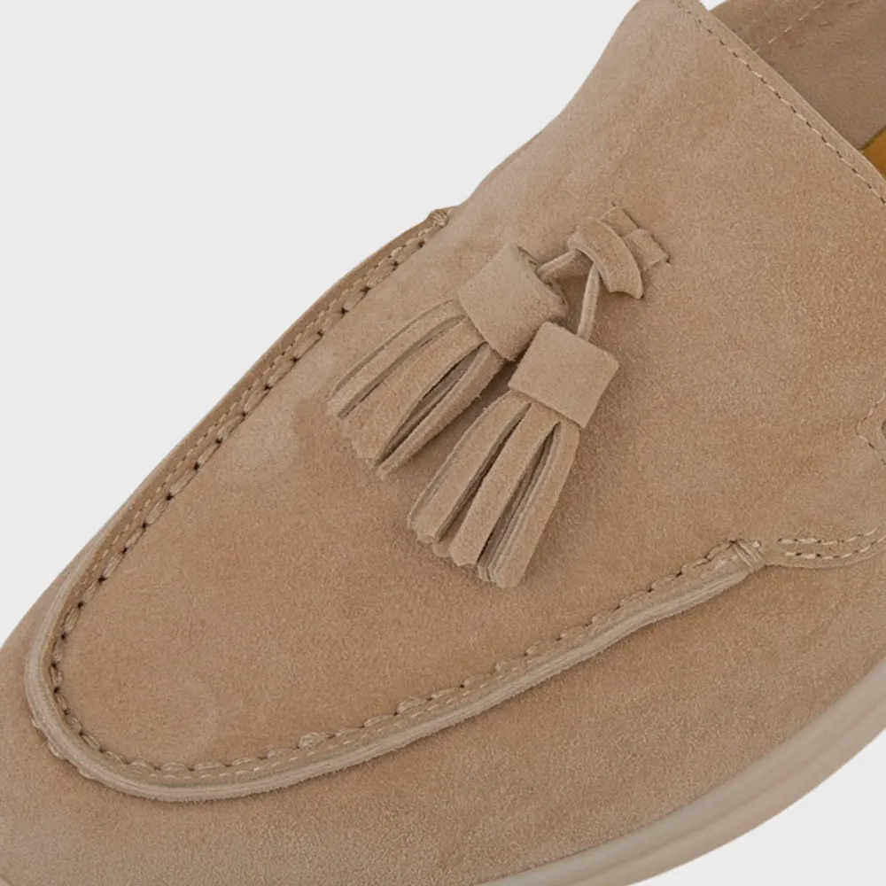 Suede Loafers With Tassels Dewitt - Slimme casual heren loafers
