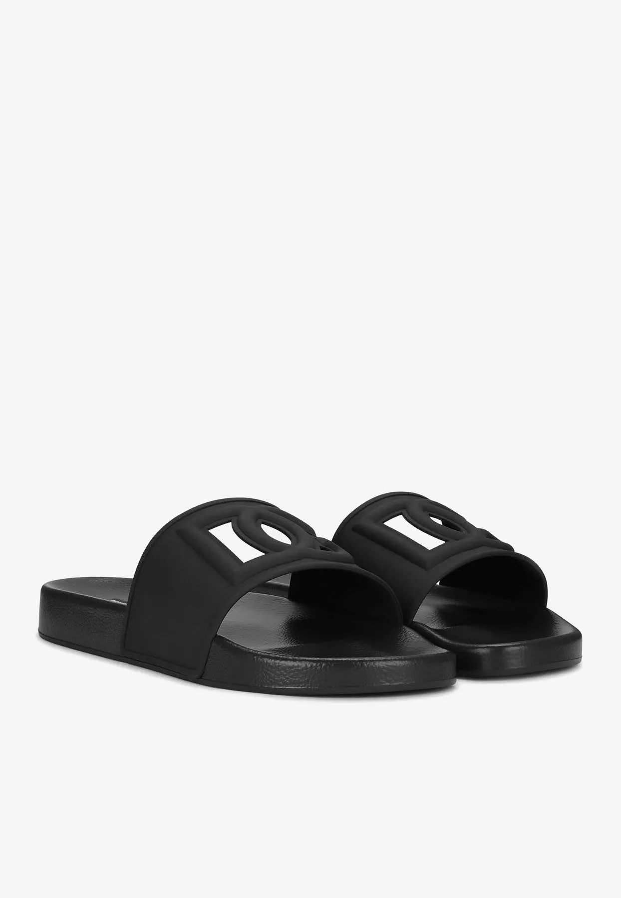 Sandals Barbados Vs Royal Barbados Logo Cut-Out Rubber Slides