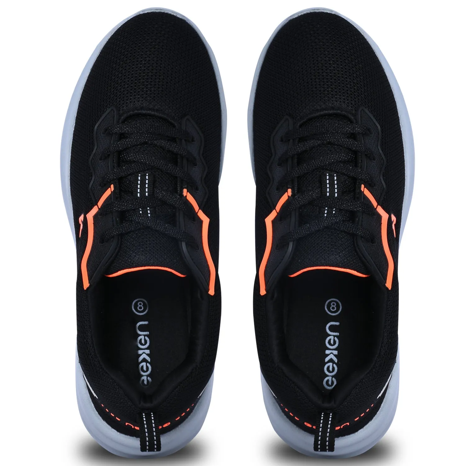 Fuelcell Rebel V4 Running Shoe Eeken KESHGIA114 Black Lightweight Soft Cushioned Walking Shoes For Men