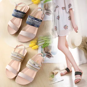 Women Bohemia Slippers Flip Flops Flat Sandals Toe Beach Gladiator Ankle Shoes Urban Outfitters Flip Flops