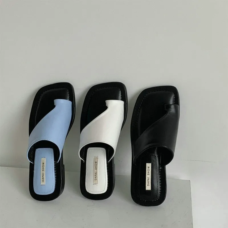 Luka Wrap Minimalist Slippers - 3 Colors Feet With Slippers