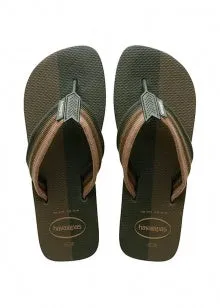 HAVAIANAS URBAN COLOR BLOCK - GREEN OLIVE Valentino Slippers