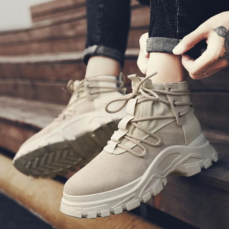 Martin Boots Winter High-top Shoes Men Discount Flats Shoes