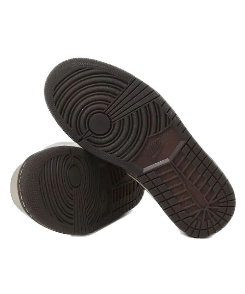 Nike Women's Jordan 1 Low Se Shoes - Metallic Zinc / Summit White / Velvet Brown Asic Tiger Wrestling Shoes