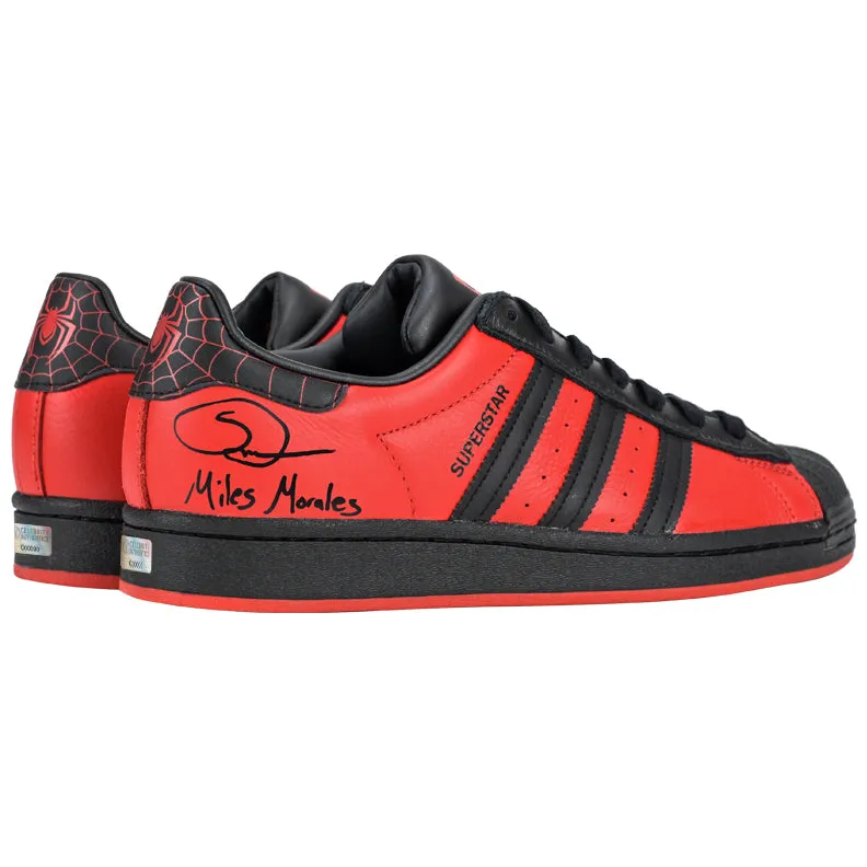 Louis Vuitton And Adidas Shoes Shameik Moore Autographed Adidas Marvel's Spider-Man: Miles Morales Superstar Shoes