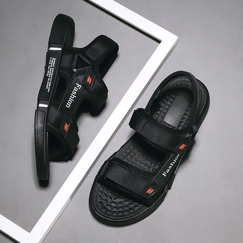 Men Beach Shoes Sandals Men's Fashionable Summer Casual Slippers Plane Slippers