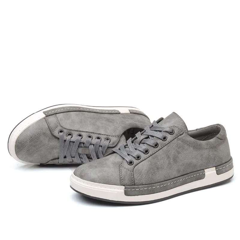 Men Leather Boat Shoes Feet Loafers