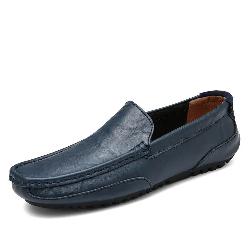 Men Loafers Slip On Formal Comfortable Soft Shoes Shoes With Arch Support For Flat Feet